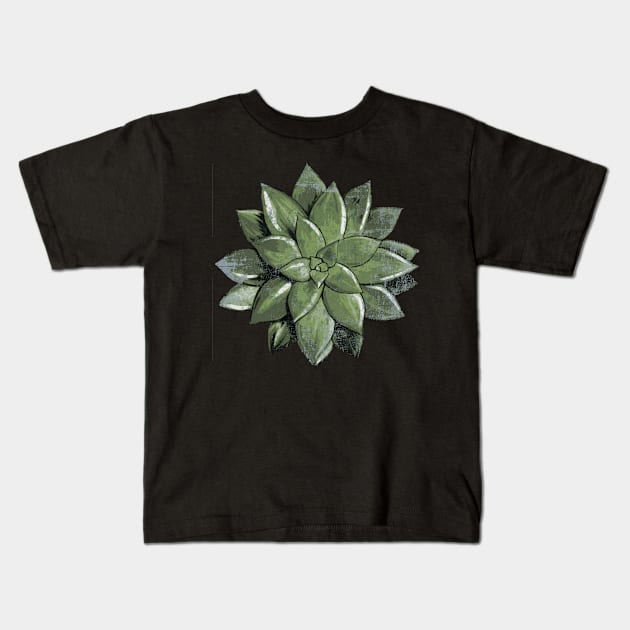 Succulents and plants mom 13 Kids T-Shirt by Collagedream